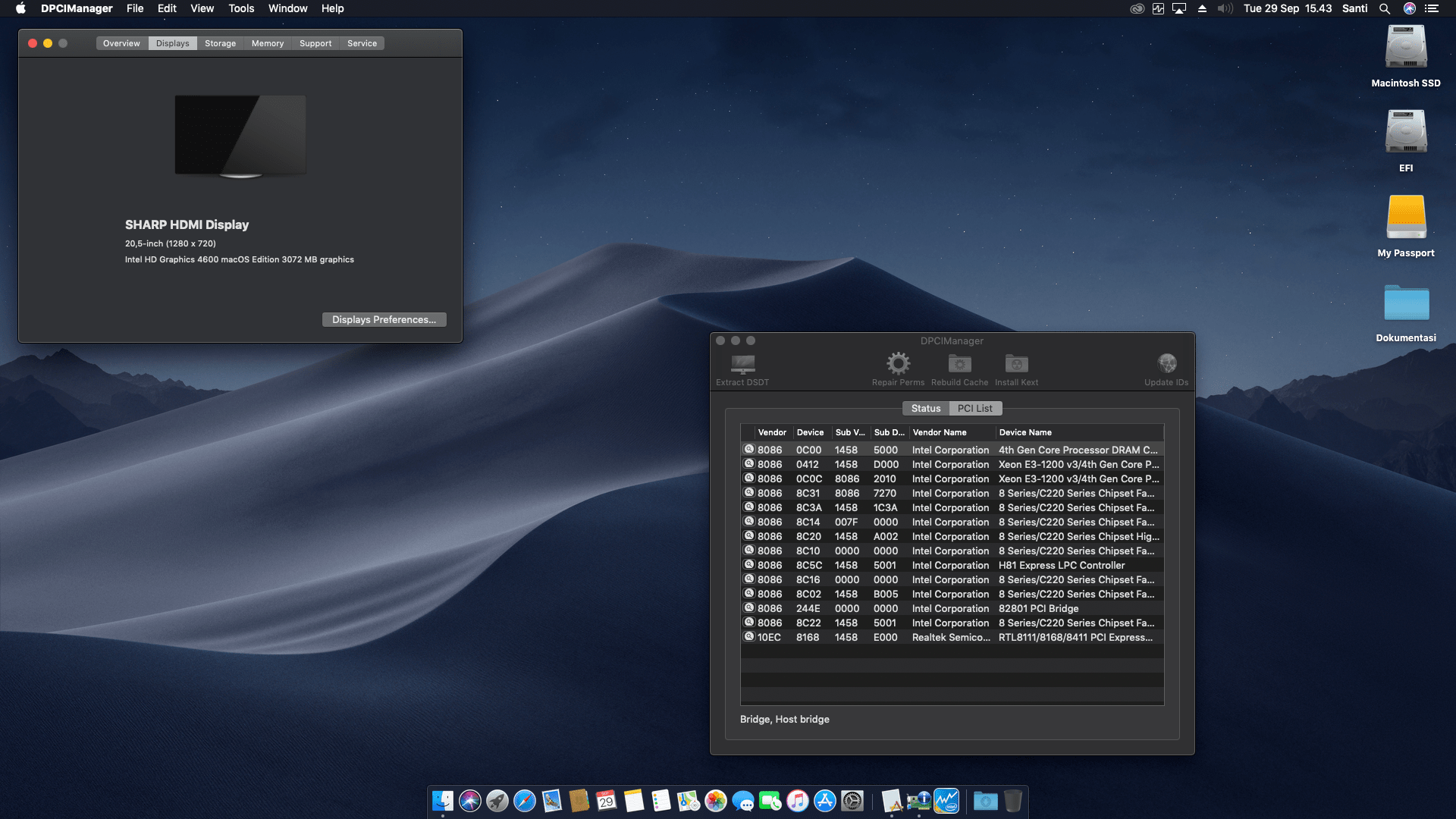 Gigabyte GA H81M S2PH + Intel Core i5 4460 [OpenCore] 2